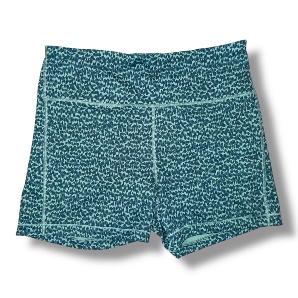 ATHLETA Ultimate Printed Shortie - 2X Teal Cheetah - Picture 2 of 8